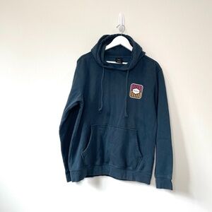 RVCA Men's Blue Hoodie